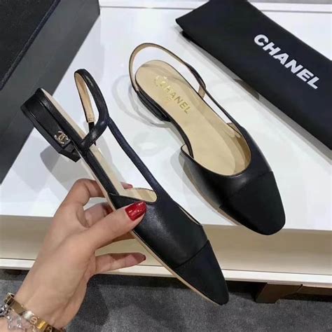 fake chanel slingbacks|chanel slingbacks flats.